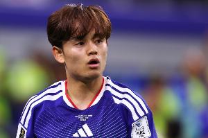 日本媒体：久保建英左膝受伤，确定无法参加日本队世界杯第二场小组赛