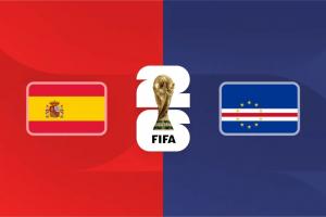 世界杯：西班牙对阵佛得角首发名单公布，罗德里担纲，库库加维先发，亚马尔替补