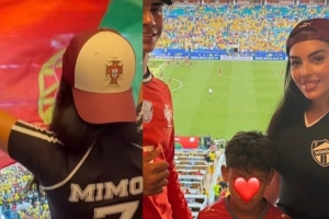 家人齐力支持！乔治娜携子女现身球场，为C罗呐喊助威