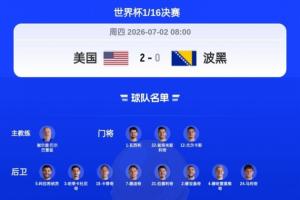 附加赛击败意大利！波黑4战丢8球止步32强 1/16决赛多一人半小时