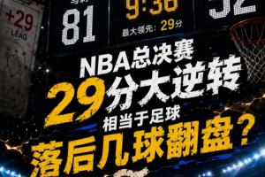NBA总决赛29分大翻盘 相当于足球联赛落后多少球能实现大翻盘?
